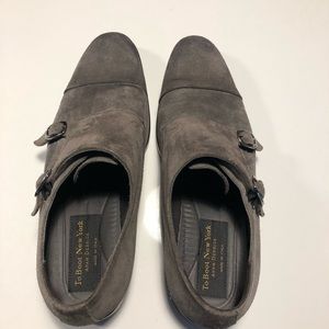 Selling my to boot New York suede mono strap shoes